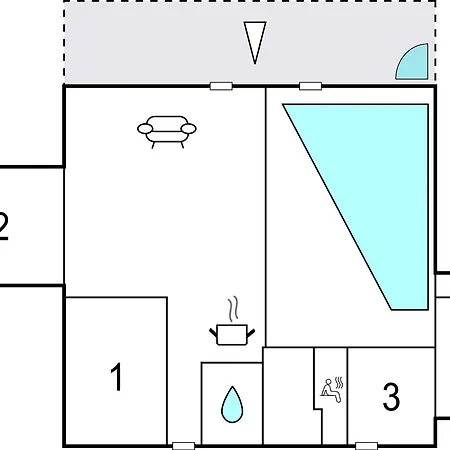 Hébergement de vacances Lovely In With Sauna Nørre Nebel